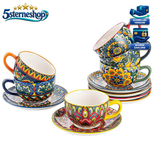 Kaffeeservice porzellan bunt - kaffeeservice,